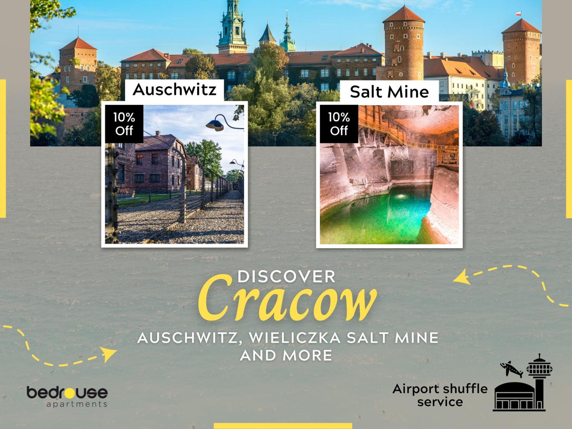 Large 75 M2 Apartment For 6 Guests Next To Wawel Castle Краків Екстер'єр фото